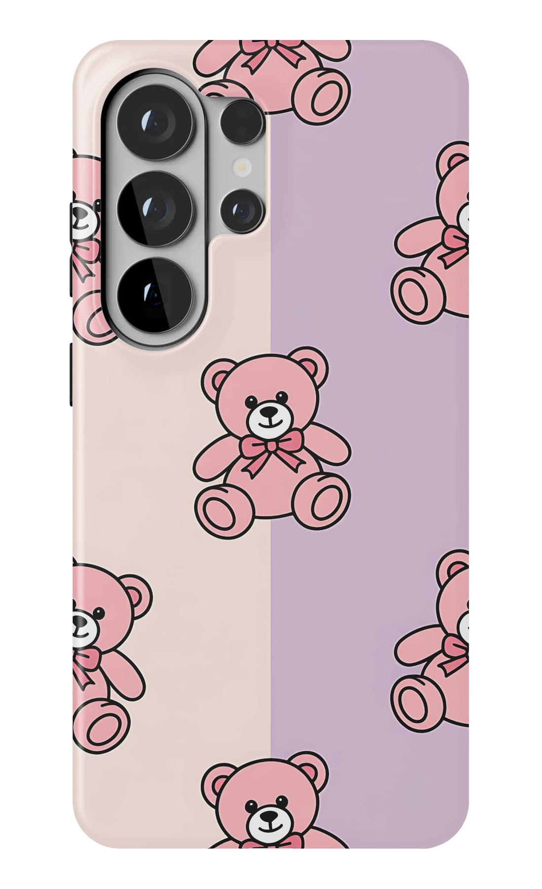 Teddies and dots on cream. Shown on a Galaxy.