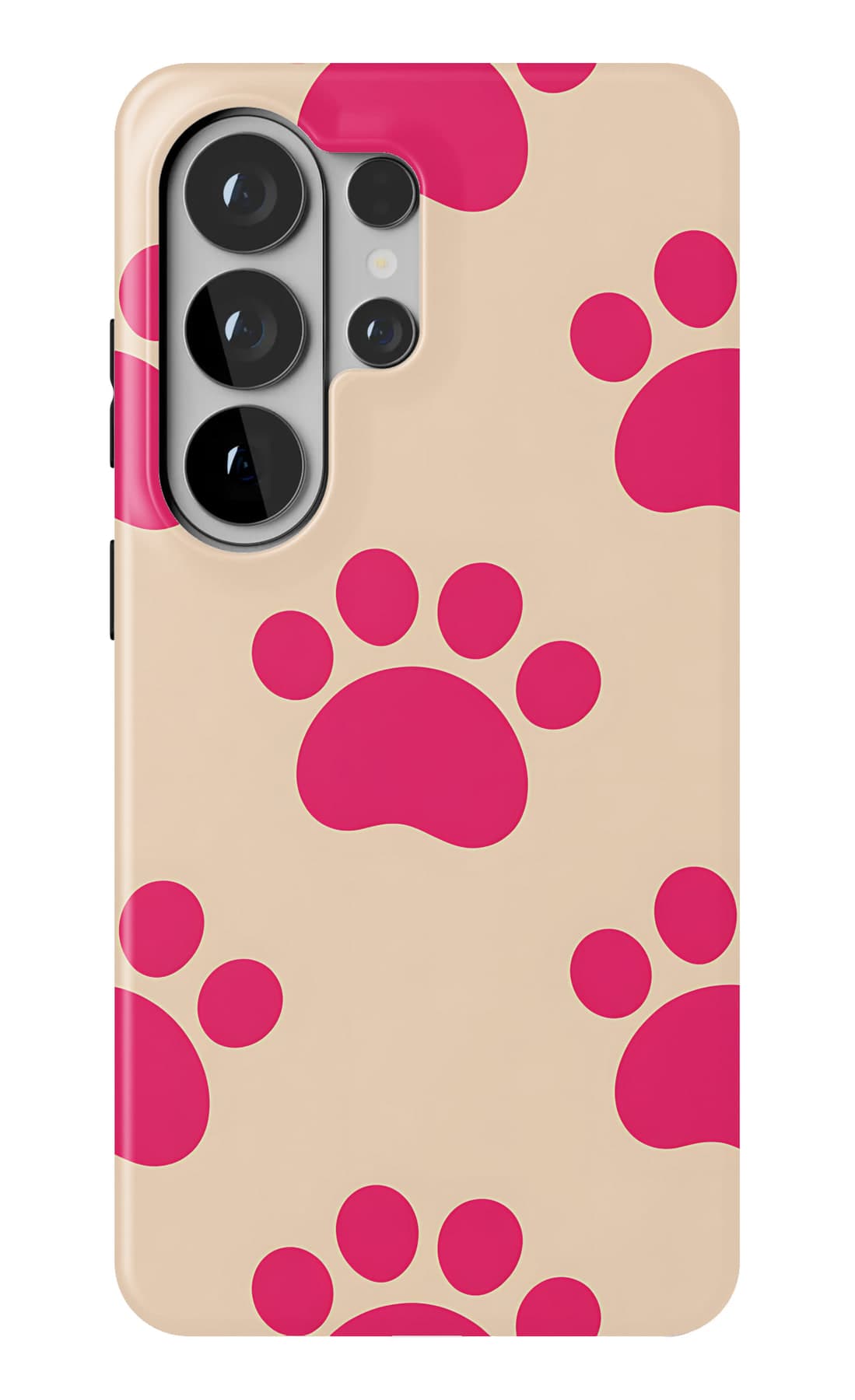 Pink teddies on plain blush. Shown on a Galaxy.