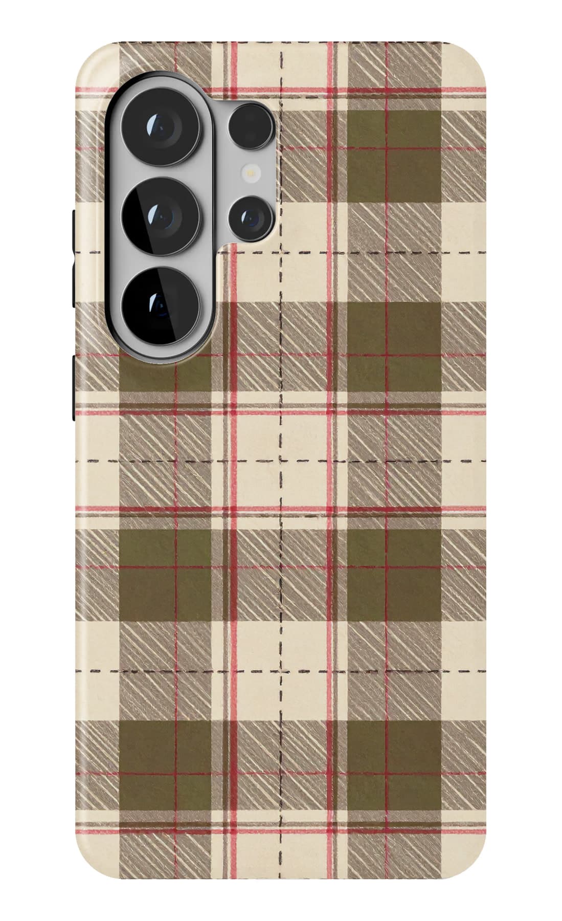 Burgundy lattice set on the diagonal. Shown on a Galaxy.