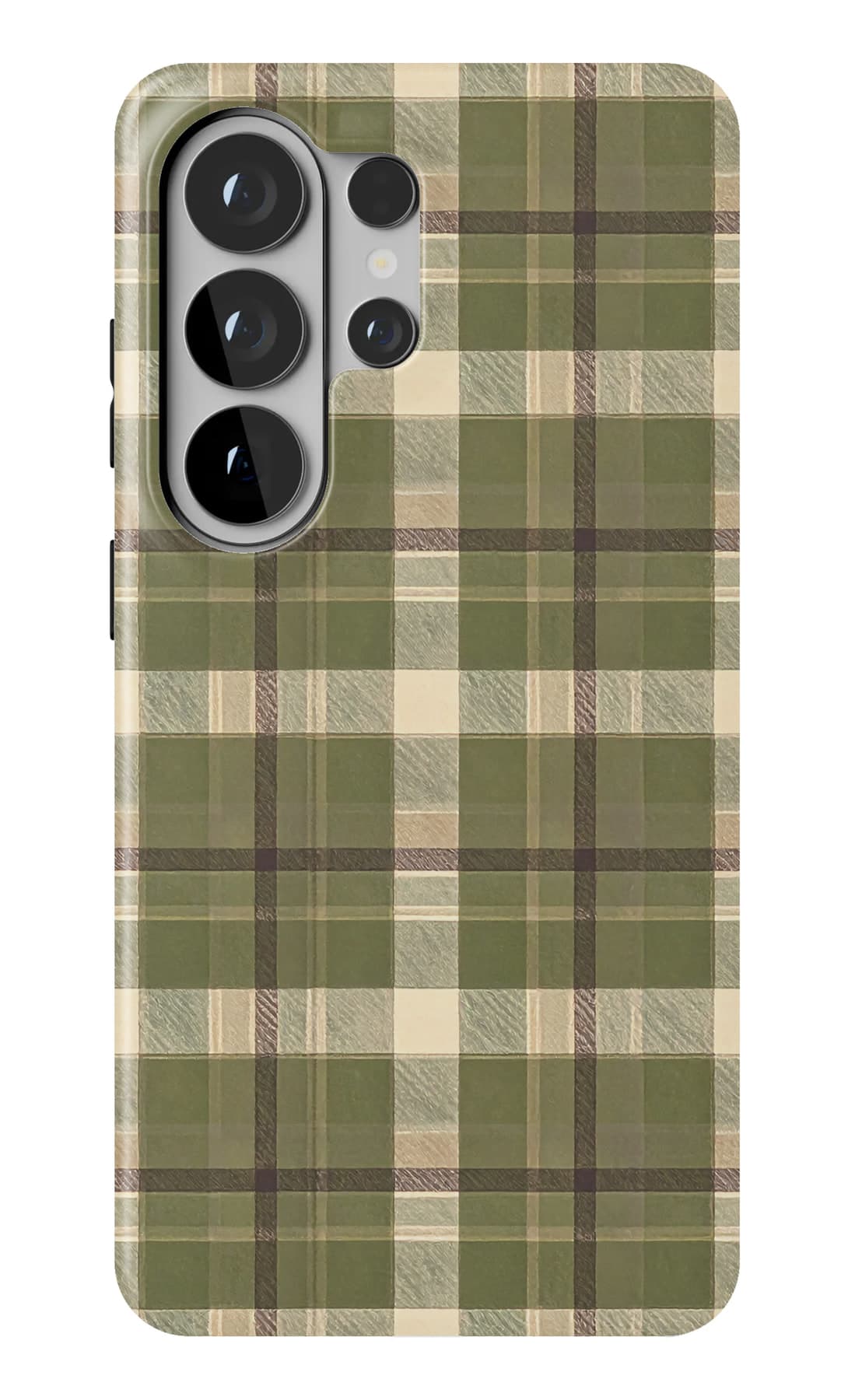 Burgundy gingham on cream. Shown on a Galaxy.