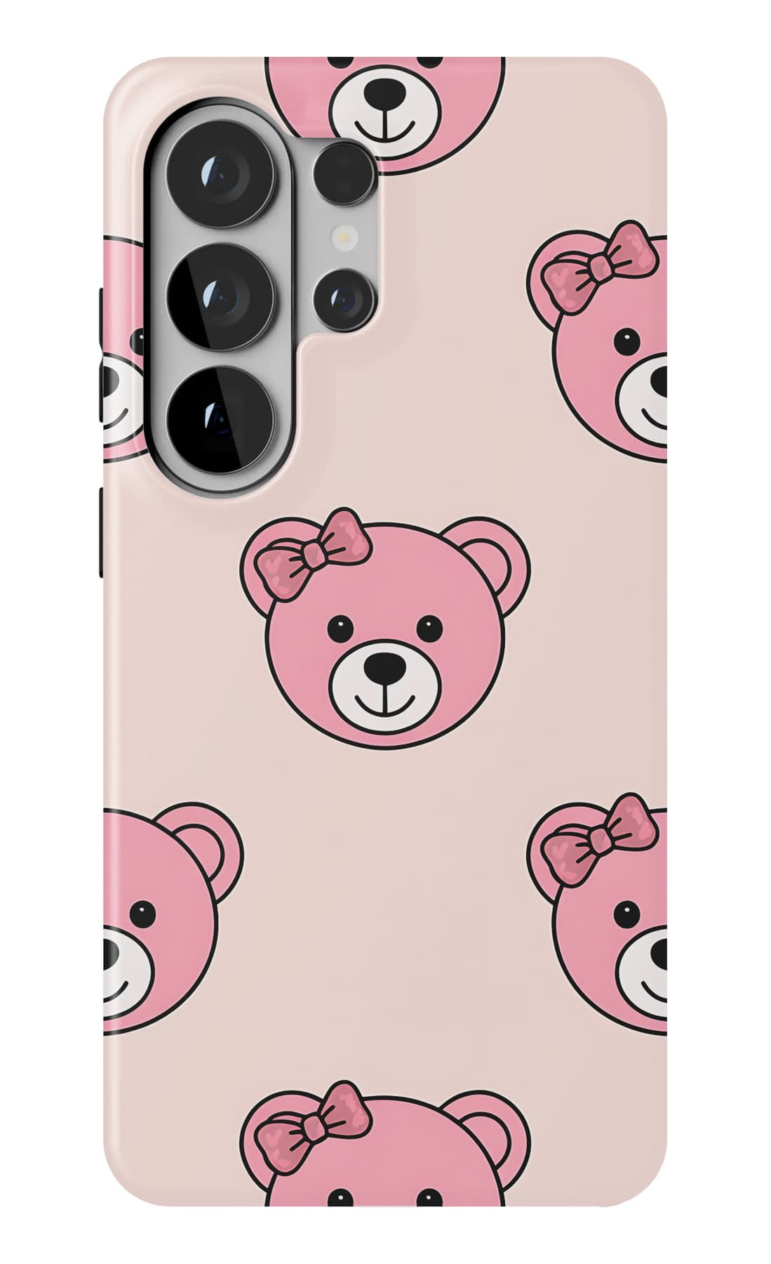Soft paw prints on pink. Shown on a Galaxy.