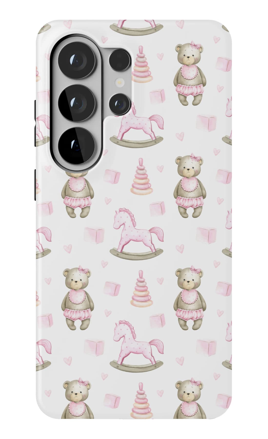 Bears on rocking horses, on blush. Shown on a Galaxy.