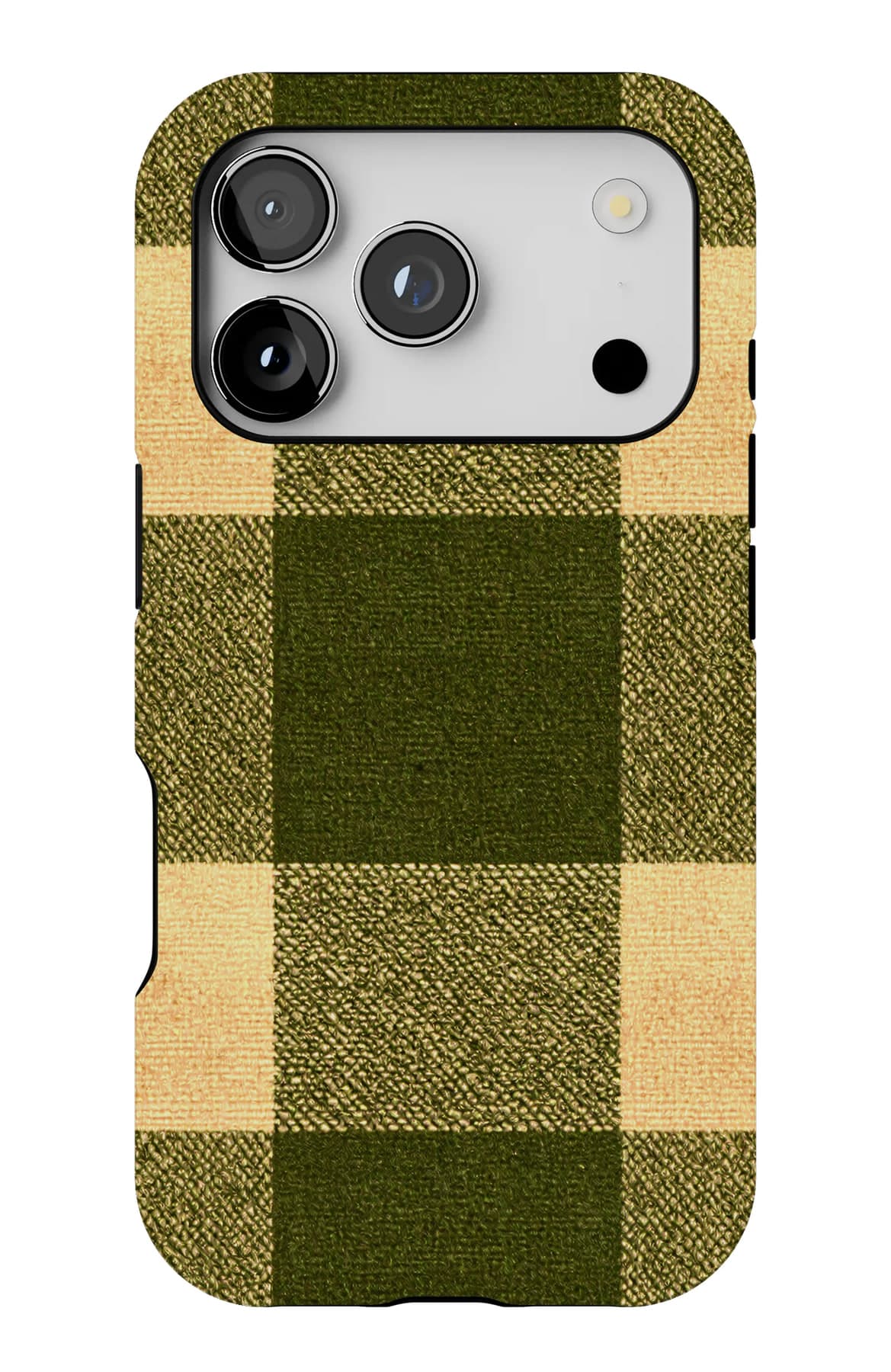Black lines across tan. Shown on an iPhone.