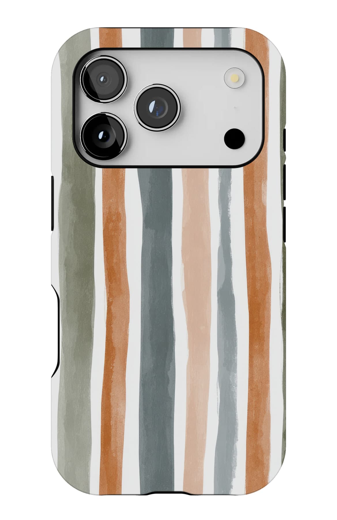 Muted sage and cream, torn by hand. Shown on an iPhone.