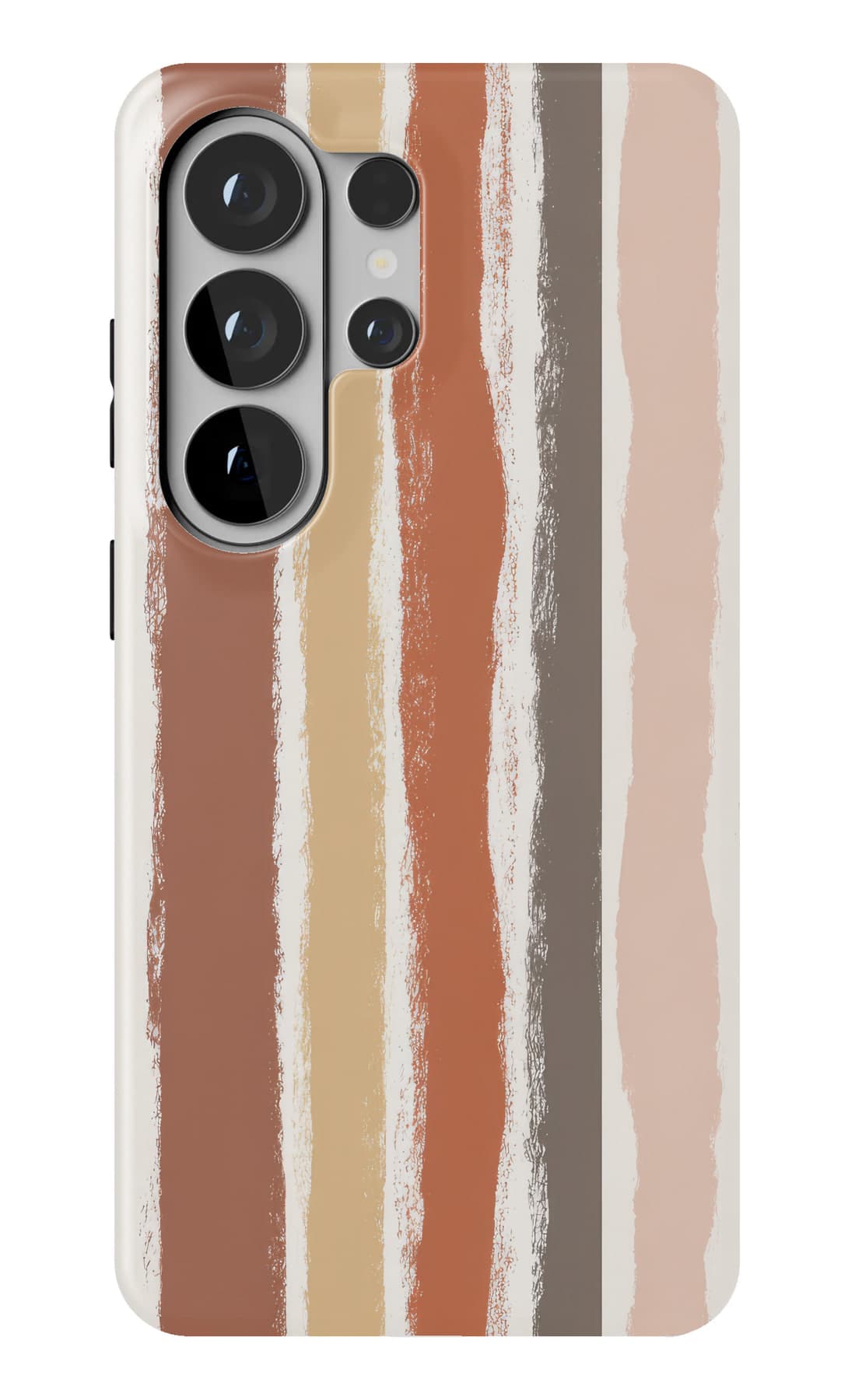 Terracotta stripes with a deckled edge. Shown on a Galaxy.